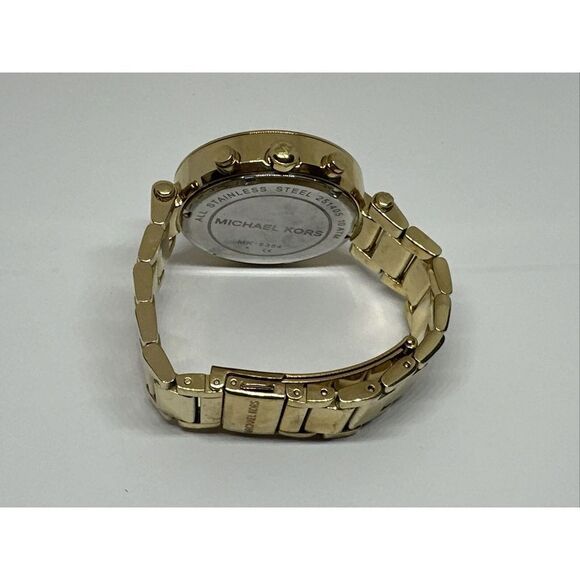 Michael Kors Parker MK5354 Women\'s Gold Stainless Steel Analog Dial Watch NUL7 main image 5